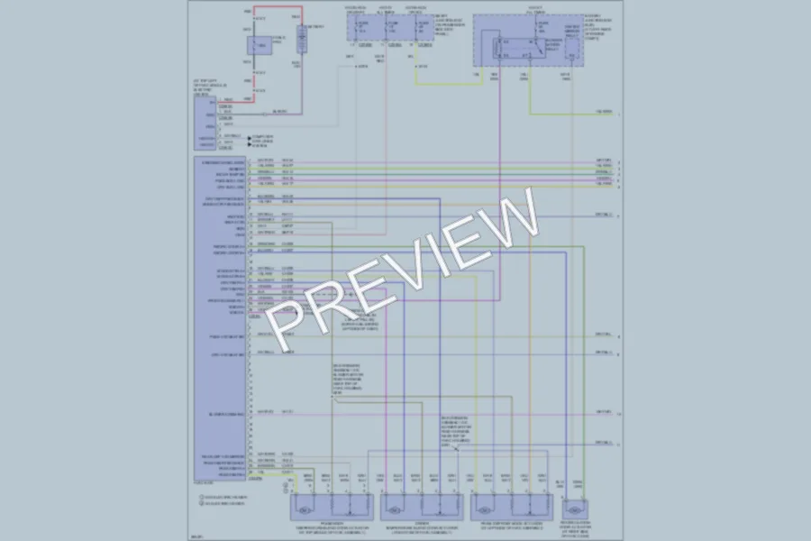 2008 Ford F350 Super Duty Air Conditioning wiring diagram preview