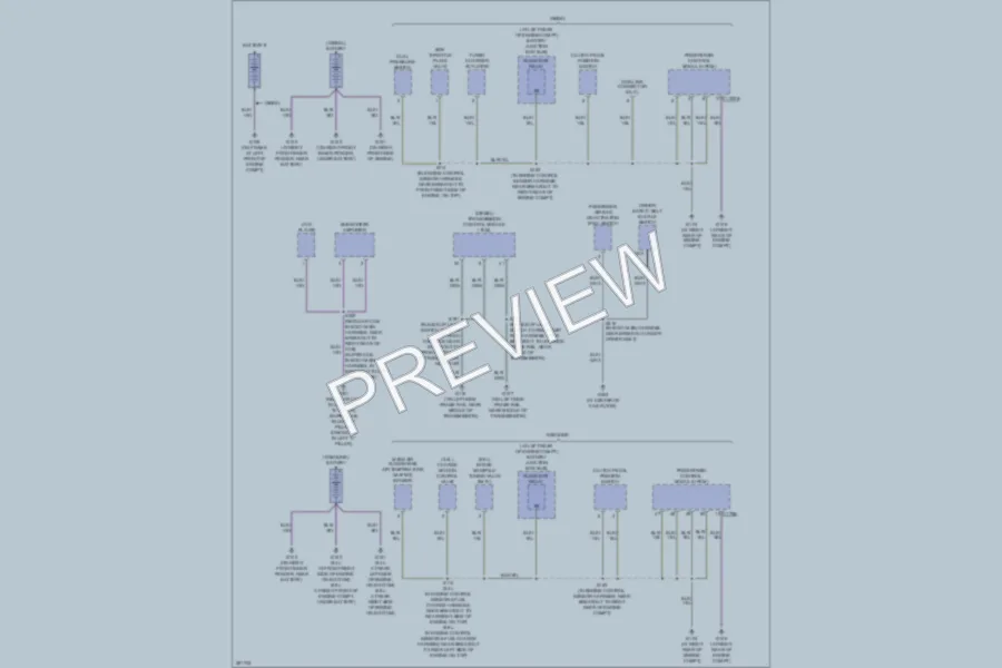 2008 Ford F350 Super Duty Ground Distribution wiring diagram preview