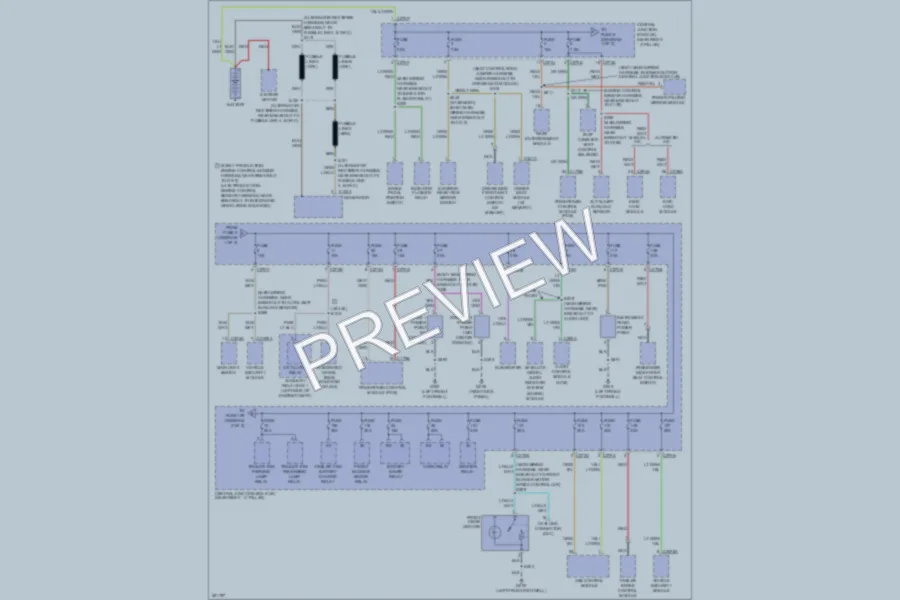 2008 Ford F150 Power Distribution wiring diagram preview