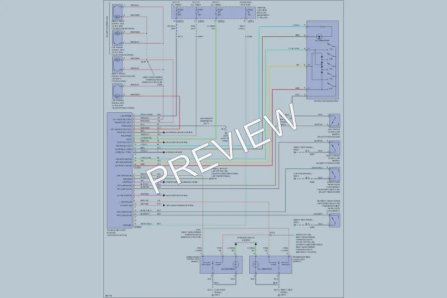 2008 Ford F150 Power Door Locks wiring diagram preview