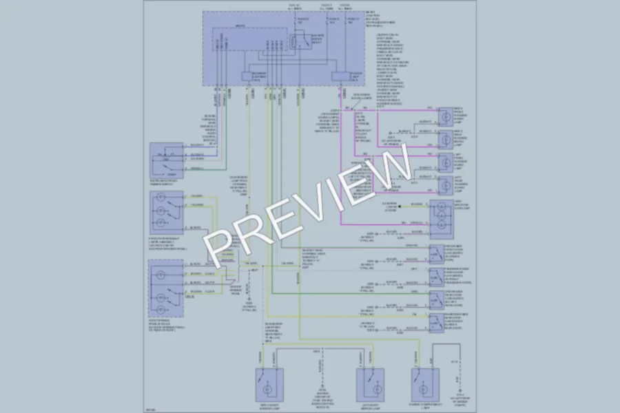 2008 Ford F350 Super Duty Interior Lights wiring diagram preview