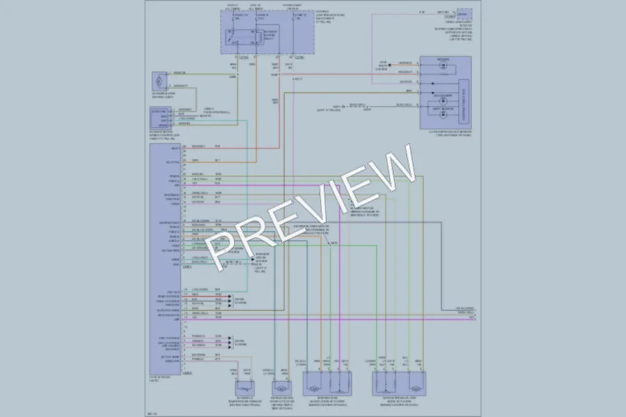 2008 Ford F150 Air Conditioning wiring diagram preview
