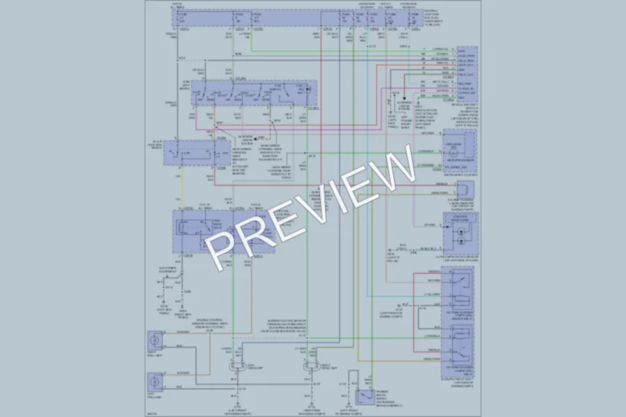 2008 Ford F150 Headlights wiring diagram preview