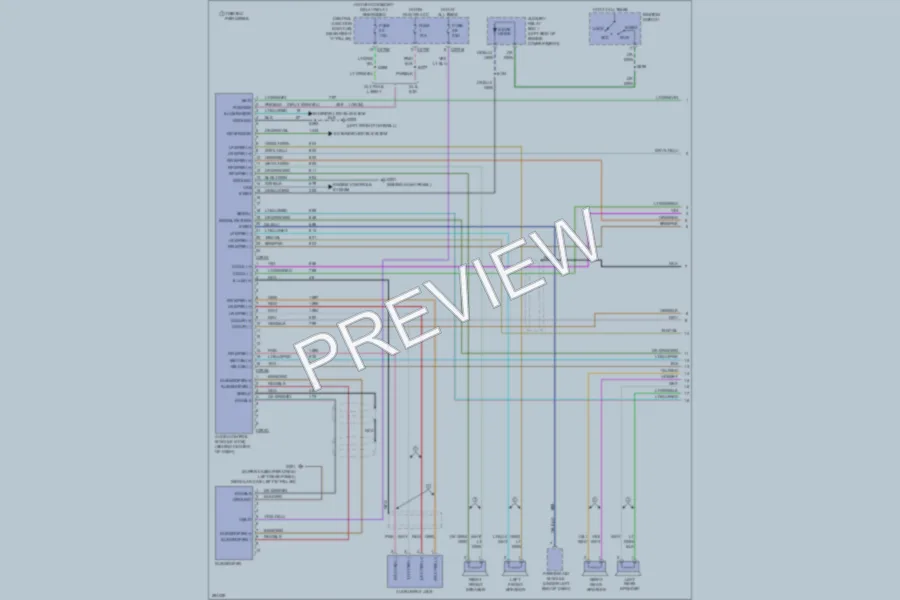 2008 Ford F150 Radio wiring diagram preview