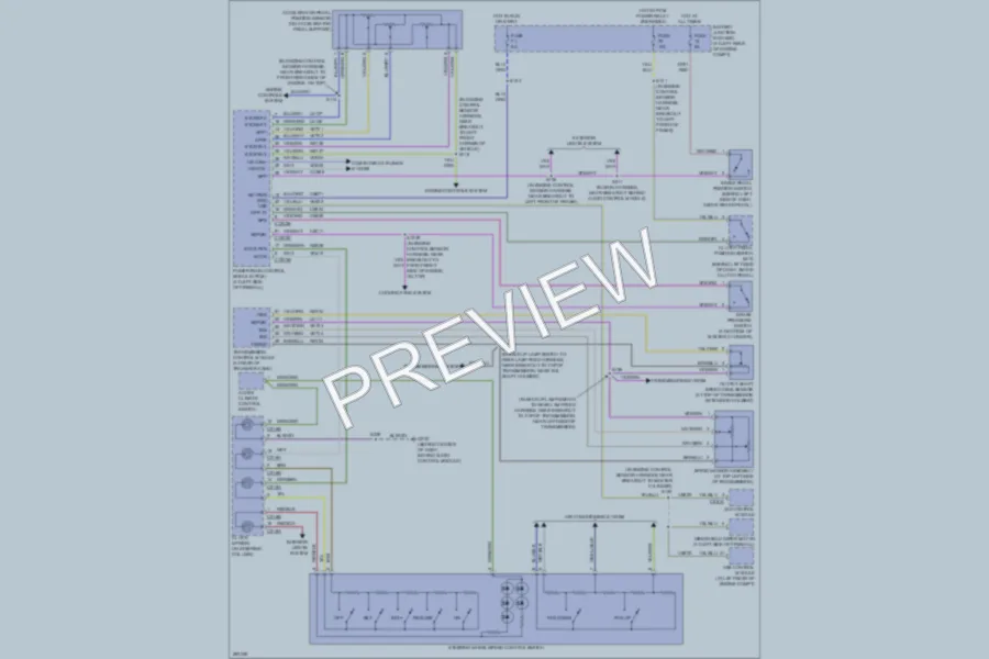 2008 Ford F550ChsCab Cruise Control wiring diagram preview