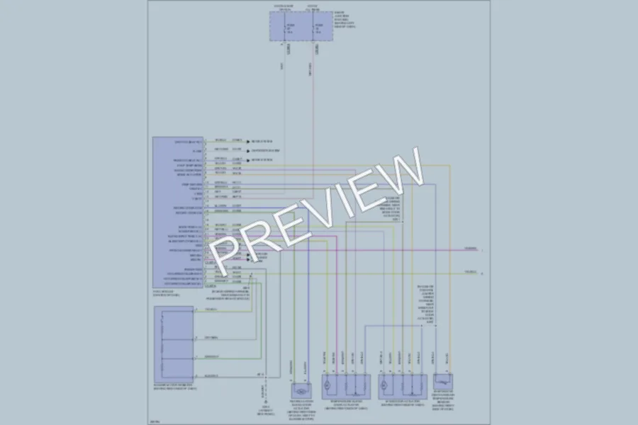 2008 Ford Focus Air Conditioning wiring diagram preview
