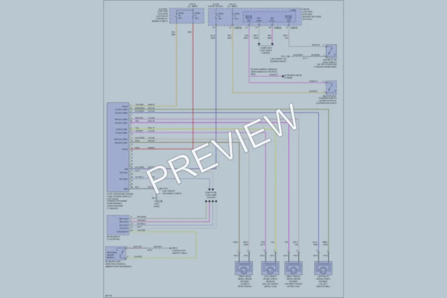 2008 Ford Focus Anti Lock Brakes wiring diagram preview