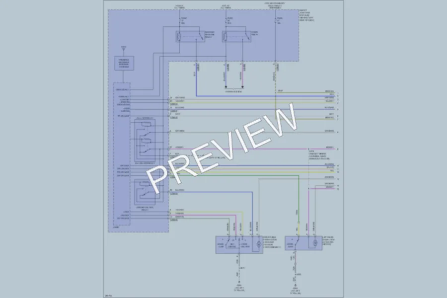 2008 Ford Focus Anti Theft wiring diagram preview