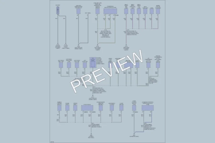 2008 Ford Focus Ground Distribution wiring diagram preview