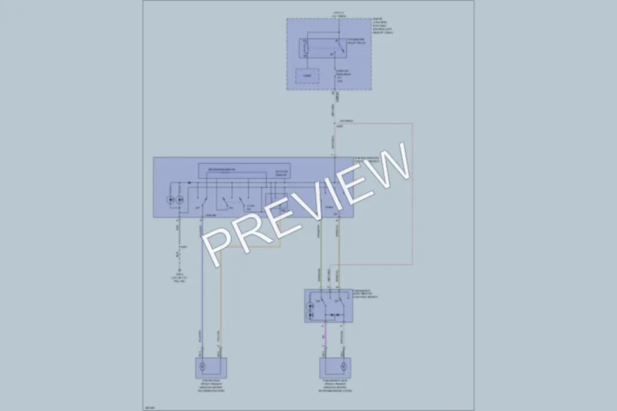 2008 Ford Focus Power Windows wiring diagram preview