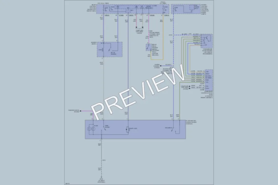 2008 Ford Focus Shift Interlock wiring diagram preview