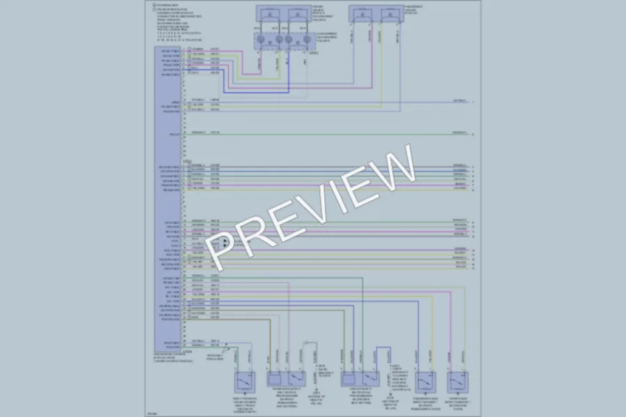 2008 Ford Focus Supplemental Restraints wiring diagram preview