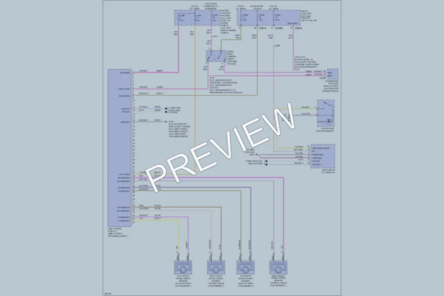 2008 Ford Fusion Anti Lock Brakes wiring diagram preview