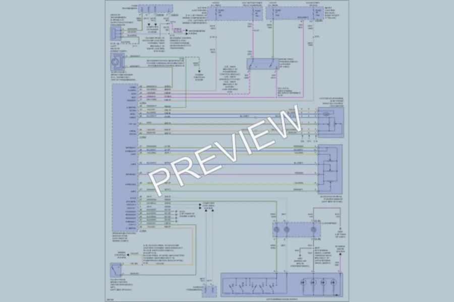 2008 Ford Fusion Cruise Control wiring diagram preview