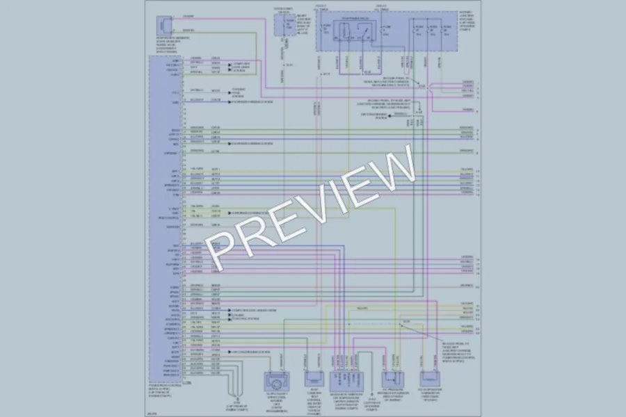 2008 Ford Fusion Engine Performance wiring diagram preview