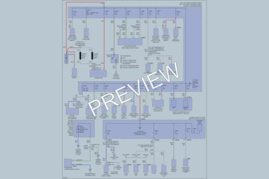 2008 Ford Fusion Power Distribution wiring diagram preview