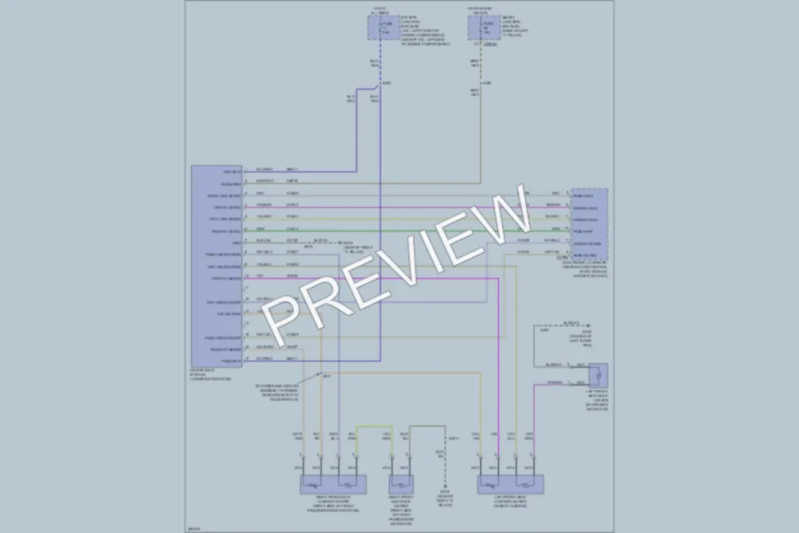 2008 Ford Fusion Power Seats wiring diagram preview