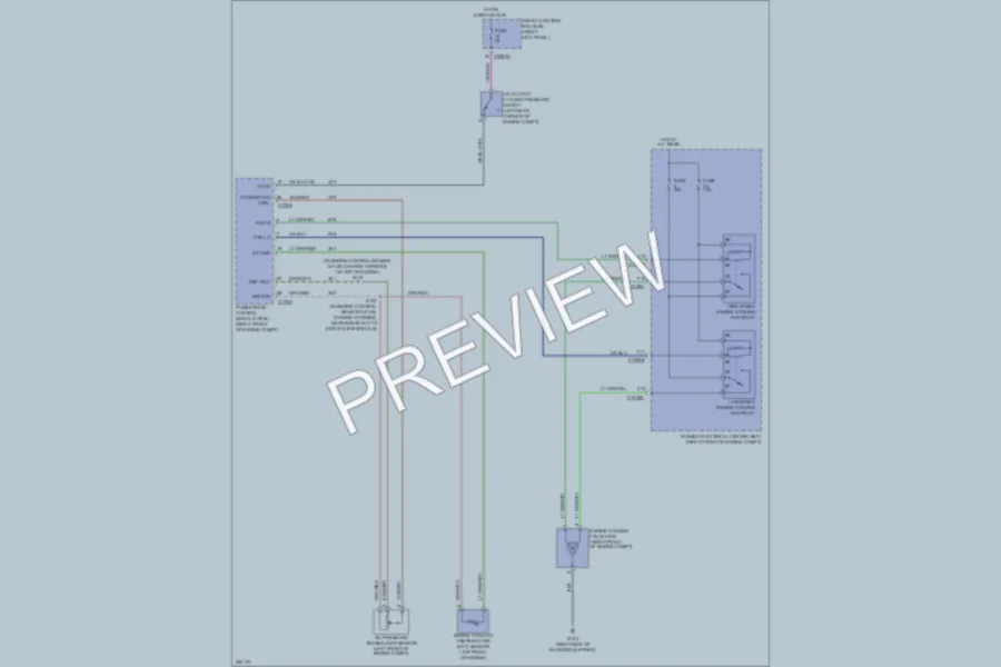 2008 Ford Mustang Cooling Fan wiring diagram preview