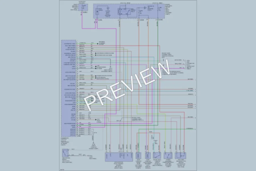 2008 Ford Mustang Engine Performance wiring diagram preview