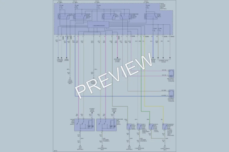 2008 Ford Ranger Anti Theft wiring diagram preview