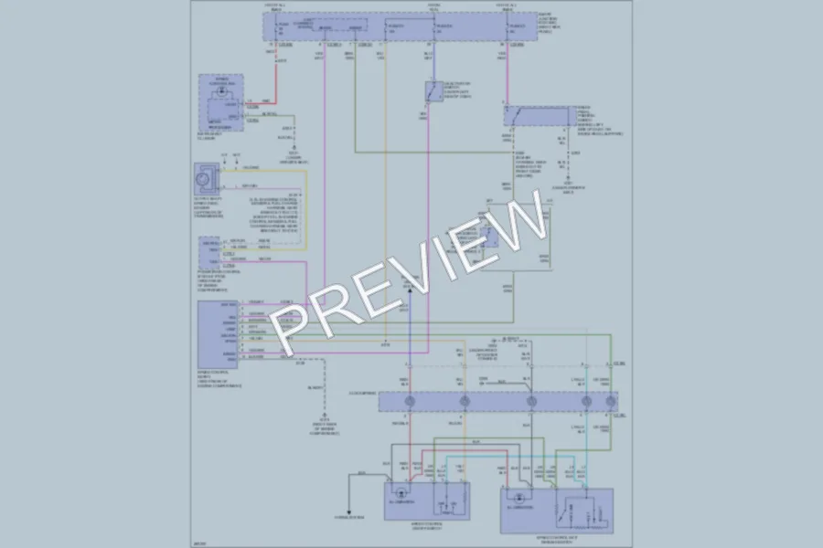 2008 Ford Ranger Cruise Control wiring diagram preview