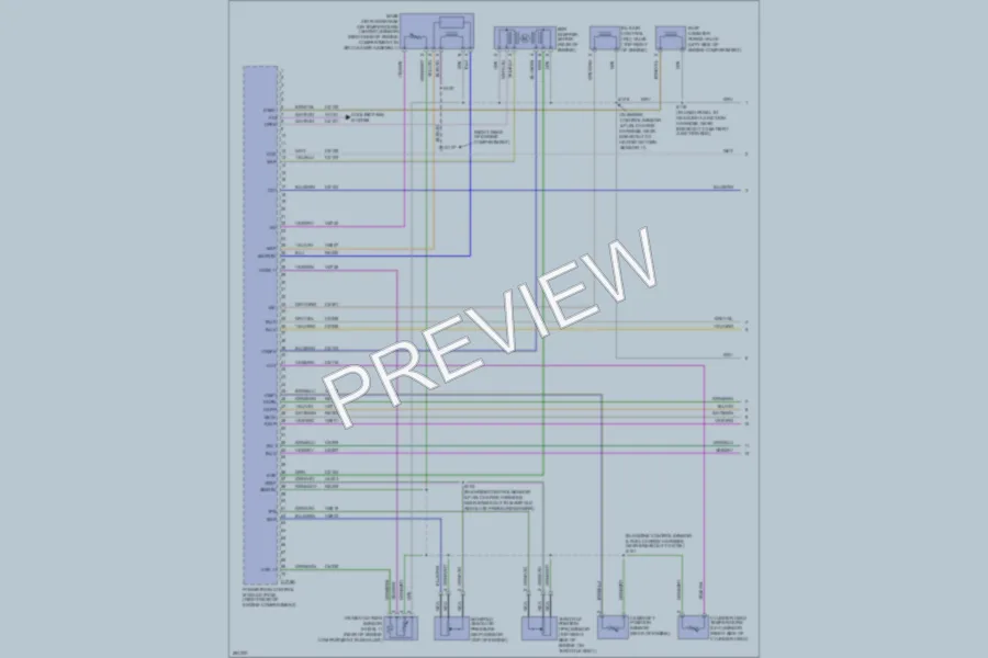 2008 Ford Ranger Engine Performance wiring diagram preview