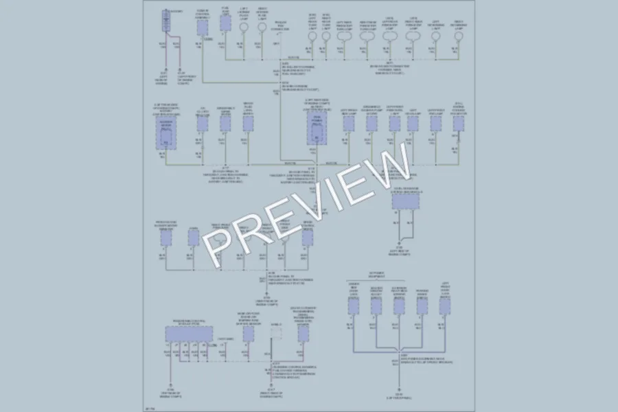 2008 Ford Ranger Ground Distribution wiring diagram preview