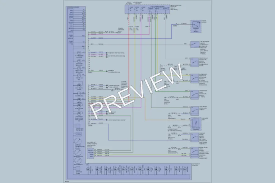 2008 Ford Ranger Instrument Cluster wiring diagram preview