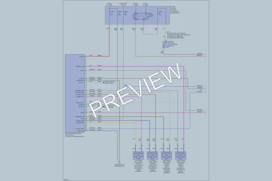 2008 Ford Taurus Anti Lock Brakes wiring diagram preview