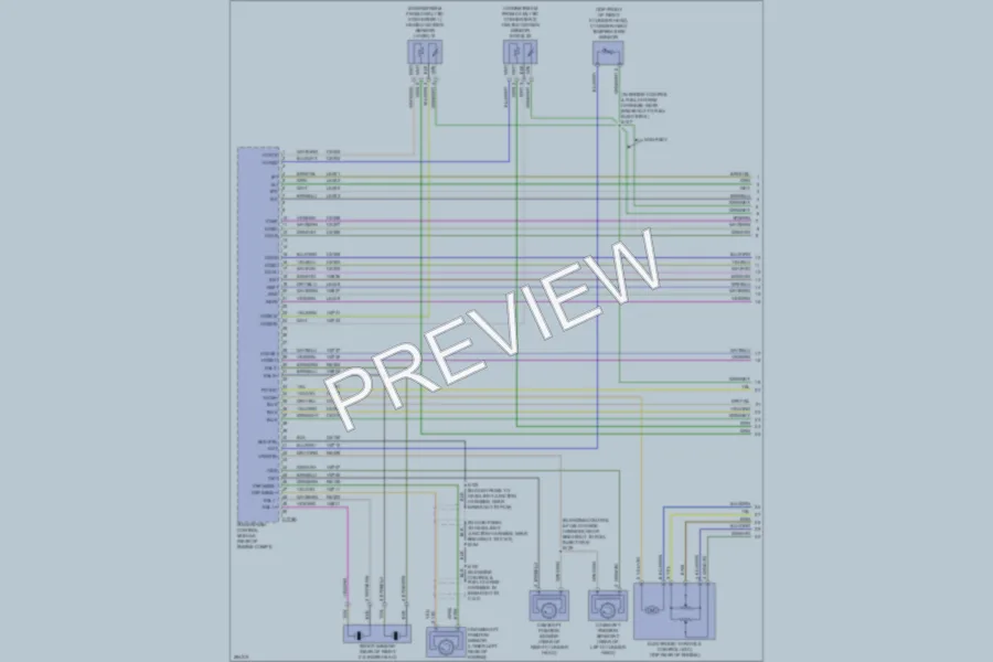 2008 Ford Taurus Engine Performance wiring diagram preview
