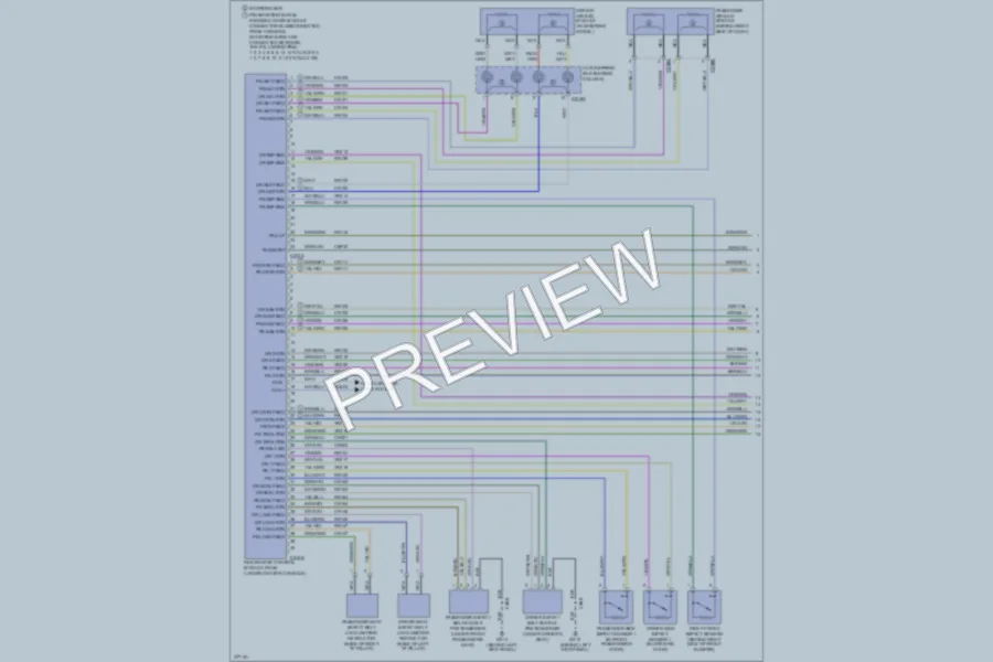 2008 Ford Taurus Supplemental Restraints wiring diagram preview