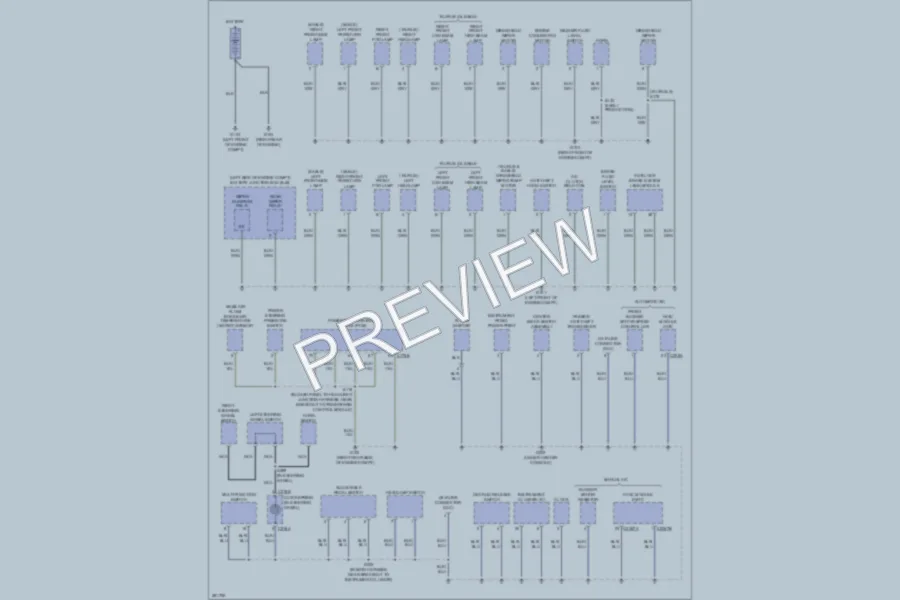 2008 Ford TaurusX Ground Distribution wiring diagram preview