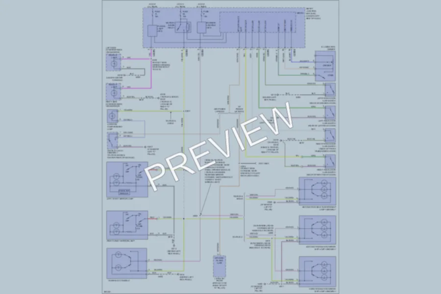 2008 Ford TaurusX Interior Lights wiring diagram preview