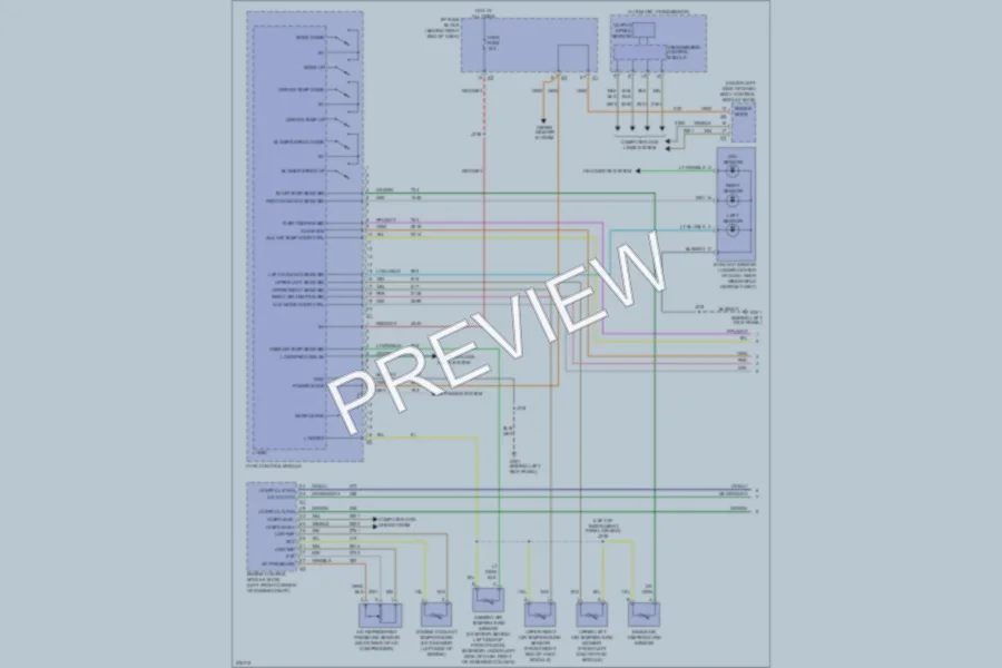 2008 GMC Acadia Air Conditioning wiring diagram preview