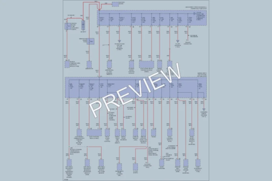 2008 GMC Acadia Power Distribution wiring diagram preview
