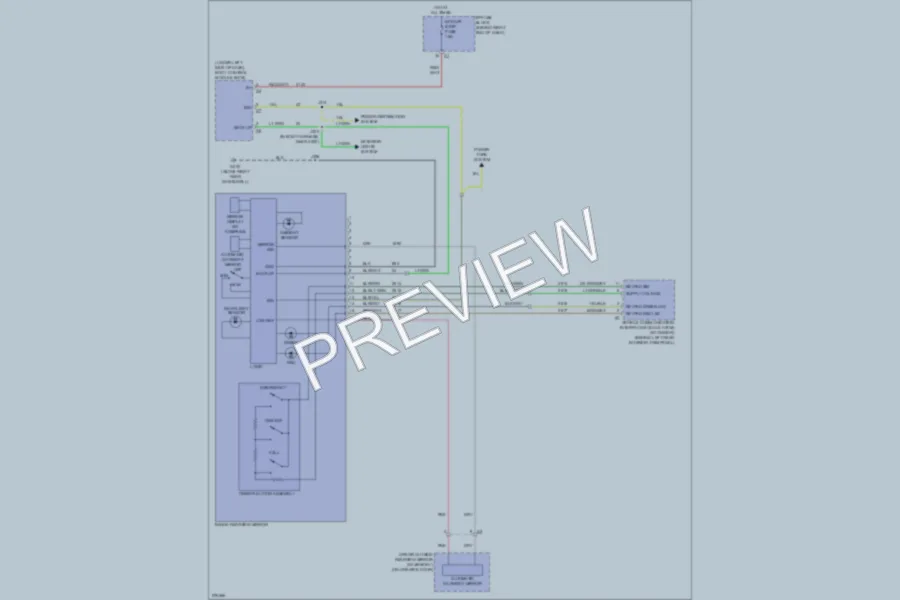 2008 GMC Acadia Power Mirrors wiring diagram preview