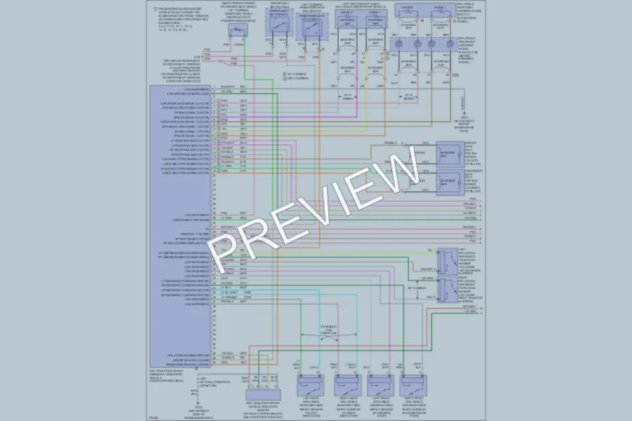 2008 GMC 1500 Supplemental Restraints wiring diagram preview