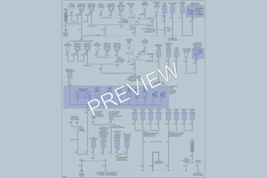 2008 GMC 3500 Hd Ground Distribution wiring diagram preview