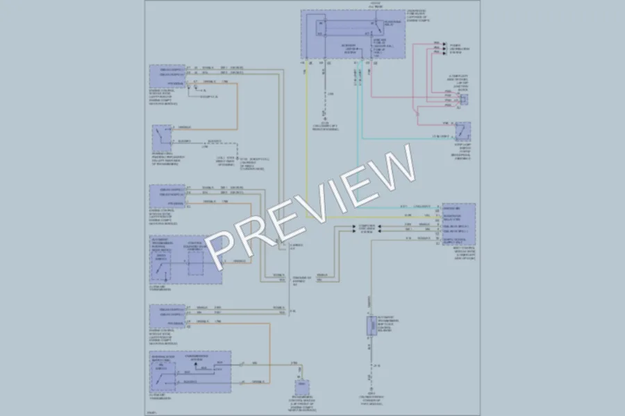 2008 GMC 1500 Shift Interlock wiring diagram preview