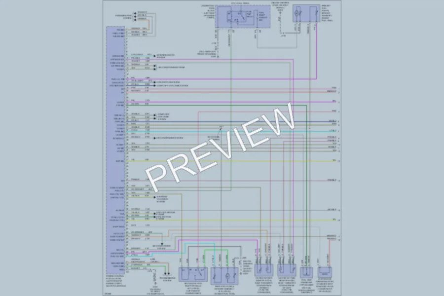 2008 GMC 2500 Hd Engine Performance wiring diagram preview