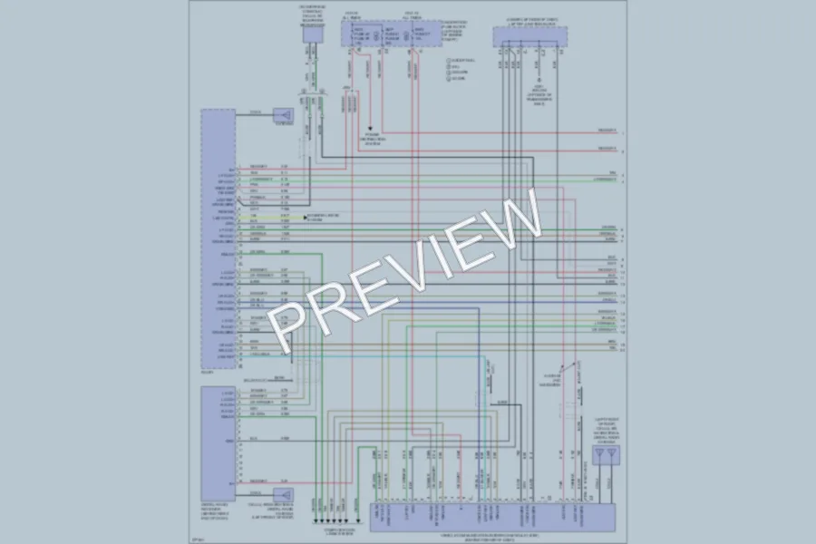 2008 GMC 2500 Hd Navigation wiring diagram preview