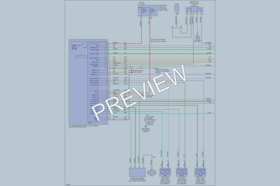 2008 GMC C2500YukonXL Anti Lock Brakes wiring diagram preview