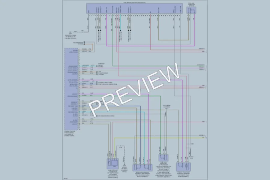 2008 GMC C2500YukonXL Engine Performance wiring diagram preview