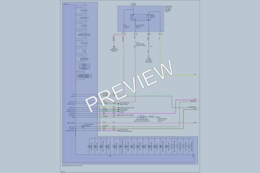 2008 GMC C2500YukonXL Instrument Cluster wiring diagram preview