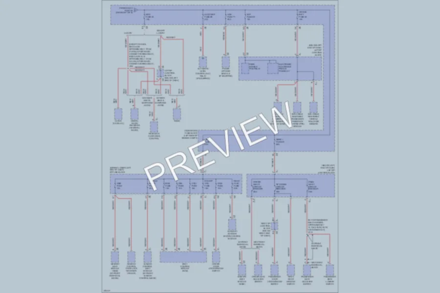 2008 GMC C2500YukonXL Power Distribution wiring diagram preview