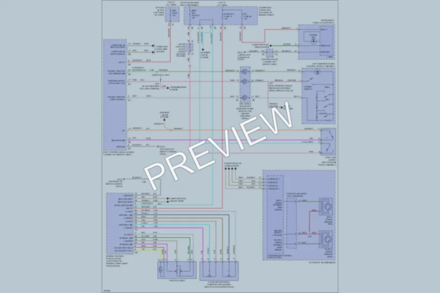 2008 GMC 3500 Hd Cruise Control wiring diagram preview