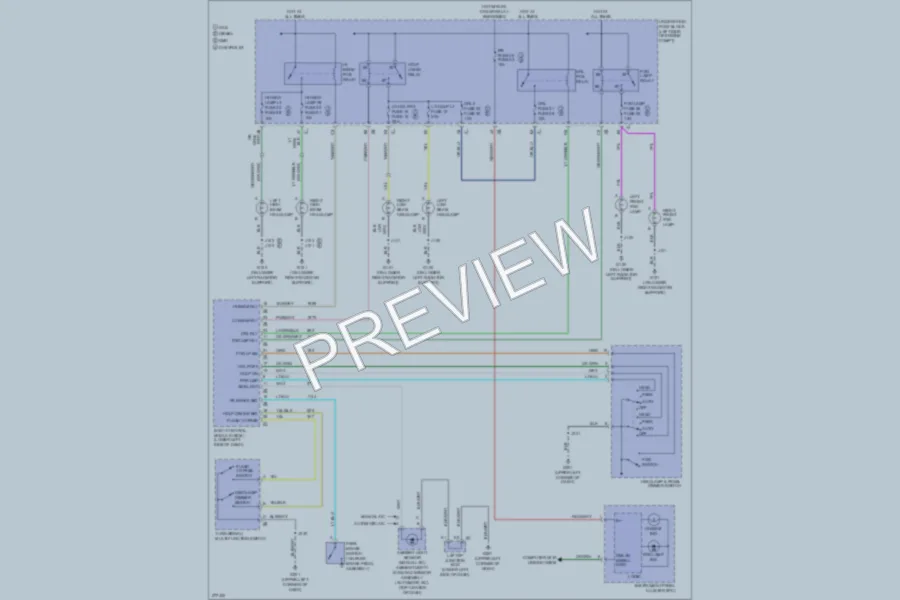 2008 GMC 3500 Hd Headlights wiring diagram preview