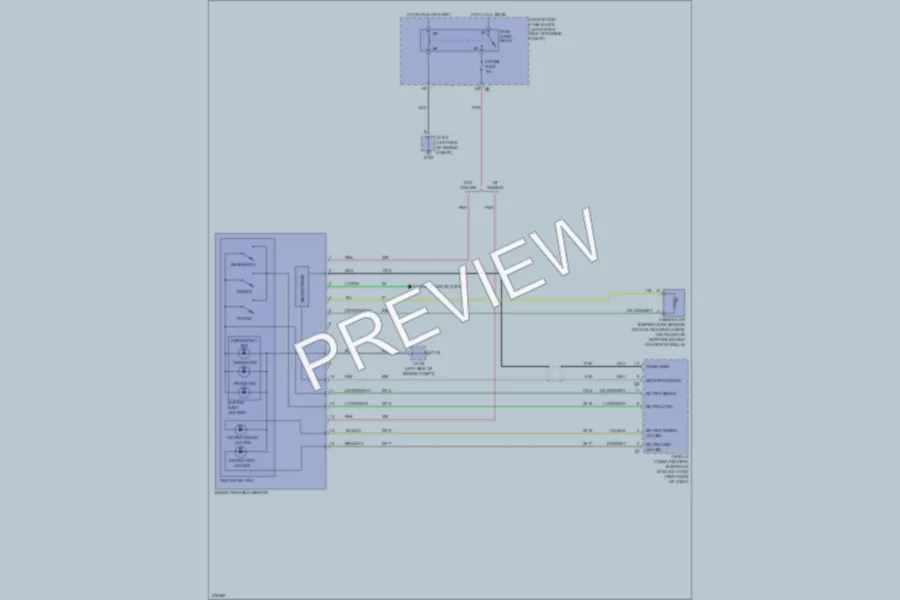 2008 GMC Canyon Power Mirrors wiring diagram preview