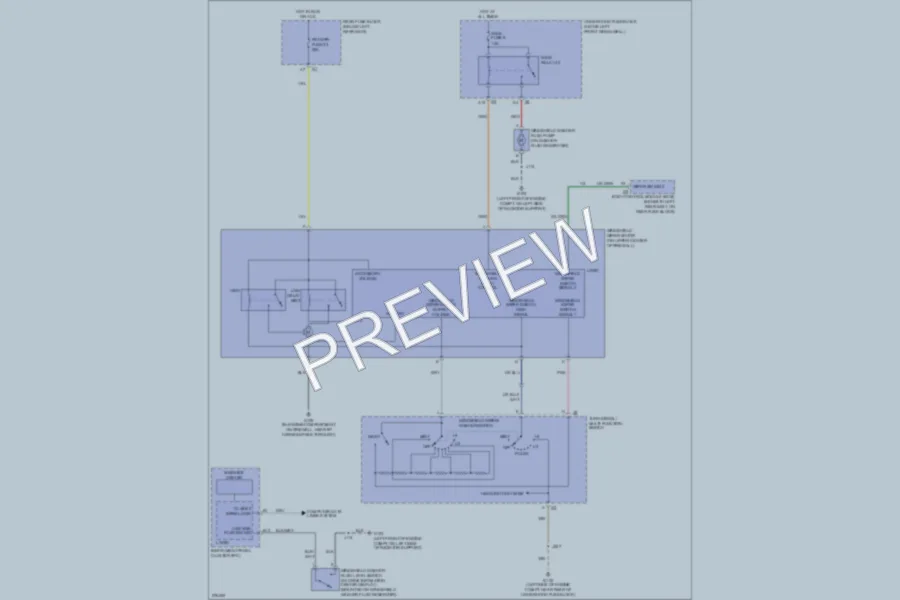 2008 GMC Envoy Wiper Washer wiring diagram preview
