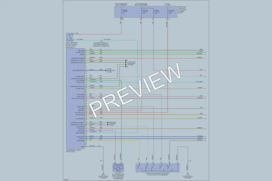 2008 GMC G1500 Transmission wiring diagram preview